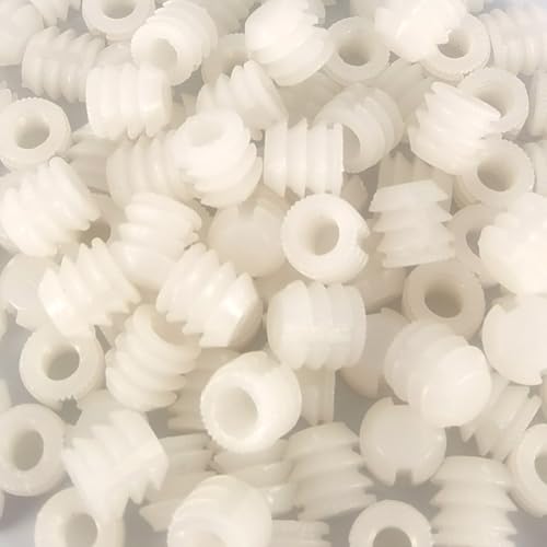 Plastic Dowel Plastic Hinge Dowel Inserts 0.41"x0.42" Cabinet Door Hinge Dowels 100 Pack - size: 0.41"x0.42"(10.5mmx10.7mm) Regular