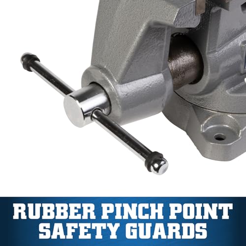 Wilton Mechanics Pro Bench Vise, 5-1/2" Jaw Width, 5" Jaw Opening, 3-5/8" Throat (Model 855M) - size: 5-1/2 in.