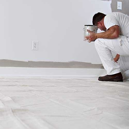 Trimaco SuperTuff 12 oz Thick Premium Weight Canvas Drop Cloth, 4-feet x 12-feet - size: 4' X 12'