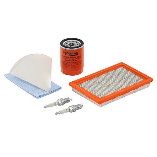 Generac 6484 Maintenance Kit for 12–18 kW Generators – Fits 760cc–990cc Engines, Includes Air & Oil Filters, Spark Plugs & More – Complete Kit for Peak Generator Performance