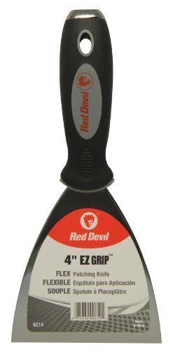 Red Devil 6214 EZ Grip 4" Flex Patching Knife - size: 4 Inch, style: Flex