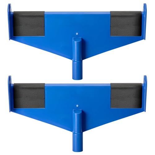 2 Pcs 17 Inch Gutter Ladder Safety Rest-Non-Slip Gutter Guard Ladder Stabilizer-Ladder Safety Helper for Gutters and Roof Safety Protection