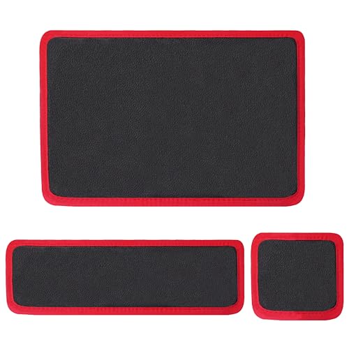 Magnetic Tool Mat, Magnetic Mat for Tools PVC, 3-Piece Flexible Magnetic Mat, Icon Magnets Tool Mat and Tray Holder, Magnetic Tool Holder for Garage, Workshop and Auto Repair Tools - size: 3 Pack