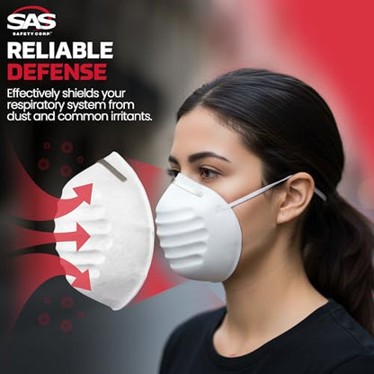 SAS Safety 2985 Non-toxic Dust Mask Box of 50 - size: 1-Pack