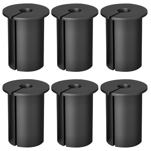 ZukoCert 6PCS Waterproof 3/4 Inch Cable Wall Pass Through Grommets, Essential Accessory for Satellite Internet Cable Routing and Organization, Perfect for Managing Ethernet Cables Through Walls