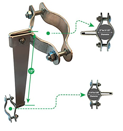 Sta-klos Self-Closing Gate Closer Automatic for Outdoor, Pool & Dog Gates, Adjustable Tension Made in USA