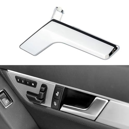 Inside Interior Door Handle Repair Kit Right Passenger Side Replacements for Mercedes-Benz C250 C280 C300 C350 C400 C63 GLK250 GLK280 GLK300 GLK350 Replaces 2047202763, 2047201271 Silver