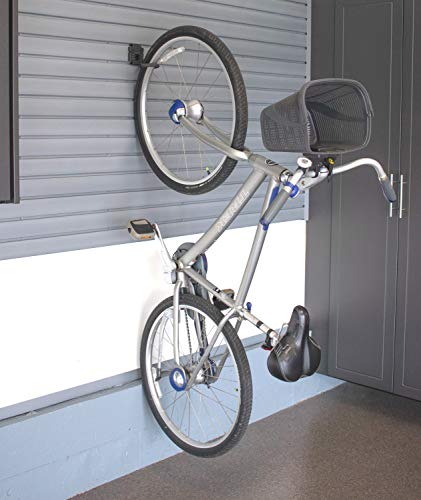HandiWall 5" Bike Hook with Locking Bracket for Bike Storage on Garage Slatwall Panels