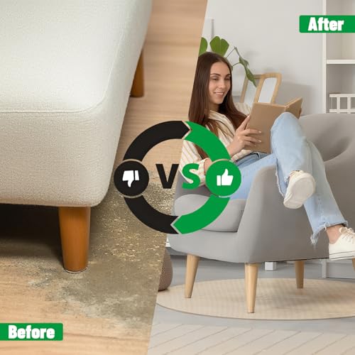 Round Recliner Floor Protector Recliner Pads Swivel Chairs Recliners Rug for Floor Circle Anti Slip Furniture Pads Rubber Non Skid Furniture Gripper Mats - size: R-Camel-S-27.5"