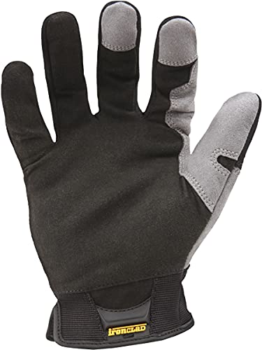 Ironclad mens Work Multipurpose Gloves, Grey, Large Pack of 2 US - size: Large (Pack of 2)