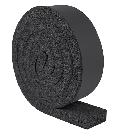 Yotache Open Cell Foam Air Conditioner Insulation Seal Strip 2"x1", Non-Adhesive Air Conditioning Weather Strip, 6.5 Feet Long - size: 2"x1"x6.5ft