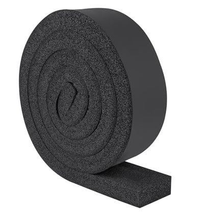 Yotache Open Cell Foam Air Conditioner Insulation Seal Strip 2"x1", Non-Adhesive Air Conditioning Weather Strip, 6.5 Feet Long - size: 2"x1"x6.5ft