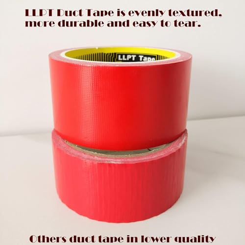 LLPT Duct Tape Premium Grade 1.6 Inches x 108 Feet x 11 Mil Easy Tear Residue Free Strong Adhesive Color Purple (DT405) - color: Purple