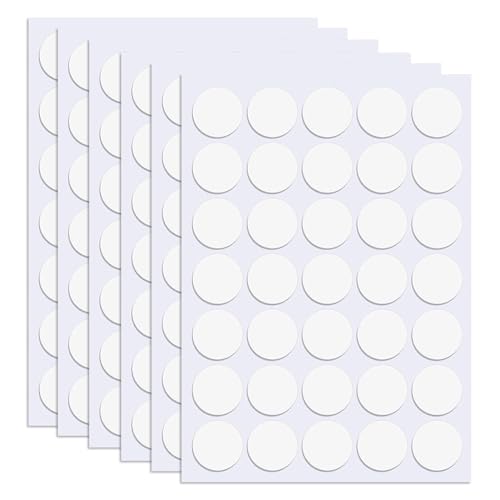 210 Pcs Double Sided Tape Museum Gel Sticky Tack, Removable Non-Marking 20mm/0.78" Round Double Sided Adhesive Dots Poster Putty for Crafts Balloons Festival Home Office Party Decorations - size: 210pcs-20mm