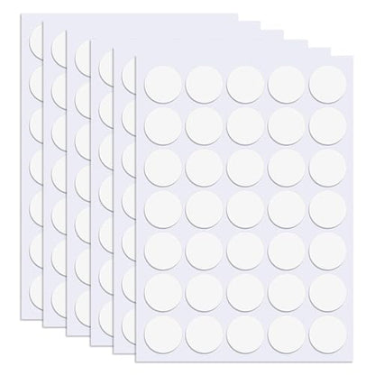 210 Pcs Double Sided Tape Museum Gel Sticky Tack, Removable Non-Marking 20mm/0.78" Round Double Sided Adhesive Dots Poster Putty for Crafts Balloons Festival Home Office Party Decorations - size: 210pcs-20mm
