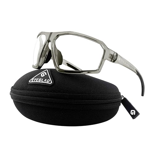REV Amour Z87+ Safety Glasses, UV400 Impact-Resistant Sunglasses with Anti-Scratch for Work & Outdoor - color: Glass Trace