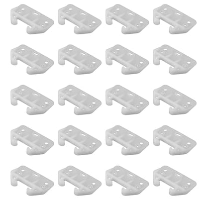 20PCS Plastic Drawer Rail Drawer Rail Replacement Furniture Parts, Suitable for Dressing Tables, cabinets, and Drawer Systems, Easy to use, Rail Drawer Furniture cabinets, wardrobes