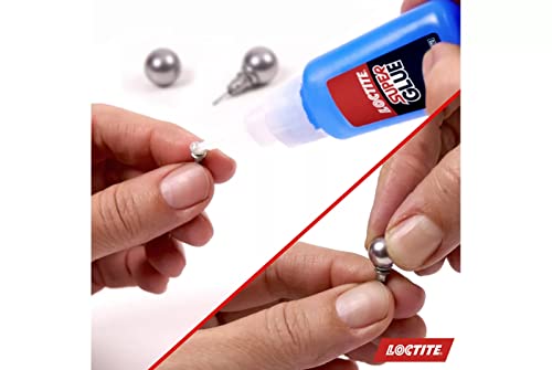 Loctite Super Glue Professional Liquid, Clear, 0.7 fl oz Bottle, 2 Pack - Superglue for Plastic, Wood, Metal, Crafts & Repair, Cyanoacrylate Adhesive Instant Glue, Quick Dry - size: 2 Pack