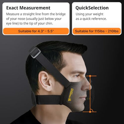 FIGHTECH Dust Mask – Reusable Face Mask with Carbon Filters & Air Valves for Woodworking, Construction & Moving