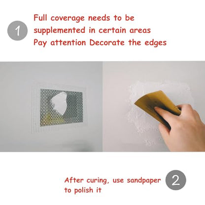 3 Pieces 7.87 Inch Drywall Repair Patch,Drywall Repair Patch Self Adhesive Drywall Patch and Fiberglass Repair Kit,Heavy Duty Dry Wall Hole Repair Patch for Drywall Plasterboard,Plaster Dent Repair