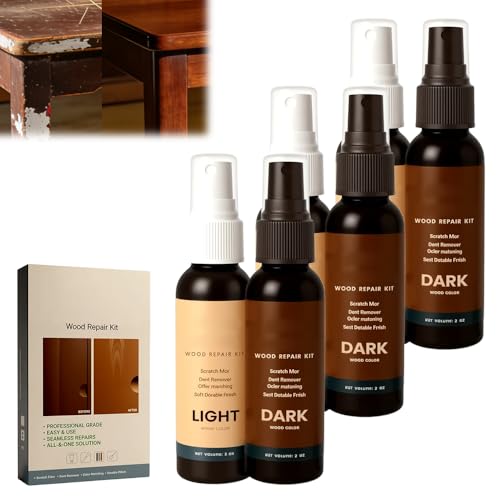Professional Wood Floor Scratch Repair, Wood Repair Kit, Restore A Finish for Wood, Floor Cover Nicks and Scratches, Hides Minor Defects, Wood Furniture Repair Kit (3Sets) - color: 3sets