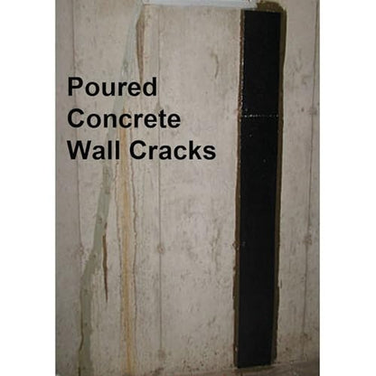 10 ft. Carbon Fiber Basement Wall & Foundation Crack Repair kit High Strength - Easy DIY Repair - size: 10 ft