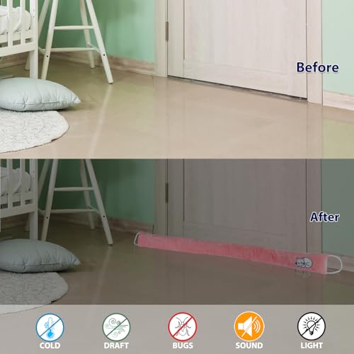 Decorative Weighted Under Door Draft Stopper 36 Inch