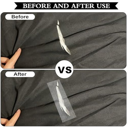 Engorgio RV Awning Repair Tape for Tarp,5 Inch x 30FT of 2 Roll, Boat Covers Repair,Tarp Repair,Tear Repair Patch Kit.