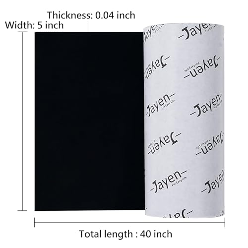 Non Slip Self Adhesive Silicone Cuttable Furniture Pads - 5x40 inch Versatile Non-Slip Silicone Pads for Variety of Objects, Appliances and Furniture - color: 5x40 Black