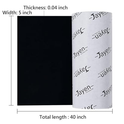 Non Slip Self Adhesive Silicone Cuttable Furniture Pads - 5x40 inch Versatile Non-Slip Silicone Pads for Variety of Objects, Appliances and Furniture - color: 5x40 Black