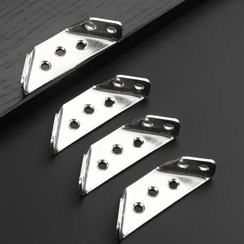 10Pcs Triangle Bracket Furniture Support Thickened Universal Connector Corner