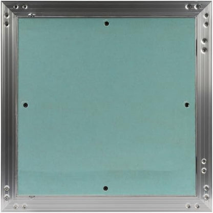12" x 12" Waterproof Drywall Access Panel, Tileable and Paintable Ceiling and Wall Access Panel for Drywall, Wire Cover for Wall Covering Panels, Push to Open, Flush-Mount Wall Hole Cover - size: 12x12 Inch