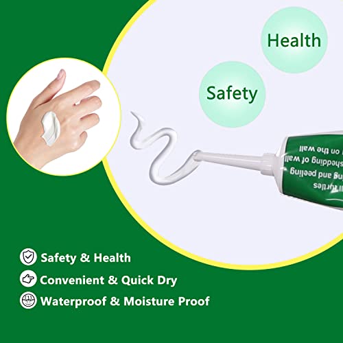 Wall Patch Repair Kit, 500g Wall Mending Agent Drywall Repair Putty & 8 Inch Mesh Drywall Repair Kit, with Scraper and Sandpapers. - size: 500g Spackle & 8inch Patch