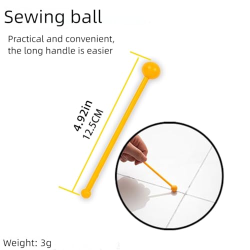 Professional 7-in-1 Caulking Tool Set, Silicone Sealant Finishing Kit with seam hook knife, Angle Scrapers, Plastic Scraper, Seam Tool for Kitchen, Bathroom, Window (orange)