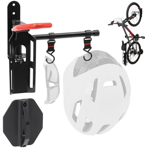 Swivel Bike Wall Mount, Bike Hangers for Garage, Space-Saving Vertical Bike Rack, Sturdy Bike Storage Rack Holds Up to 66lbs with No-scratch Protection, Easy to Install, 1 Pack - style: Type B：1 Pack