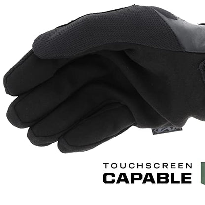 Mechanix Wear: Tactical Specialty Pursuit D5 Cut Resistant Covert Work Gloves (Small, All Black) - size: Small