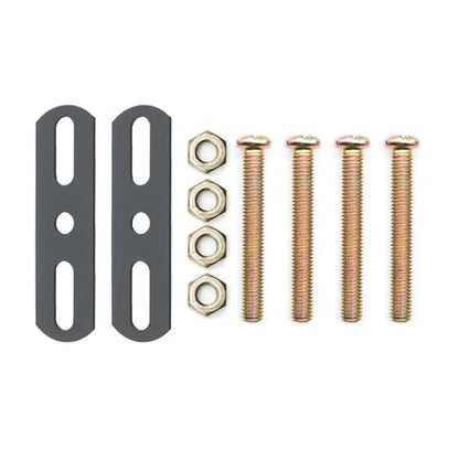2PCS Black Metal Steel Fixed Bracket Connector Heavy Duty Repair Panel Adjustable Fasteners Furniture Leg Assembly Components