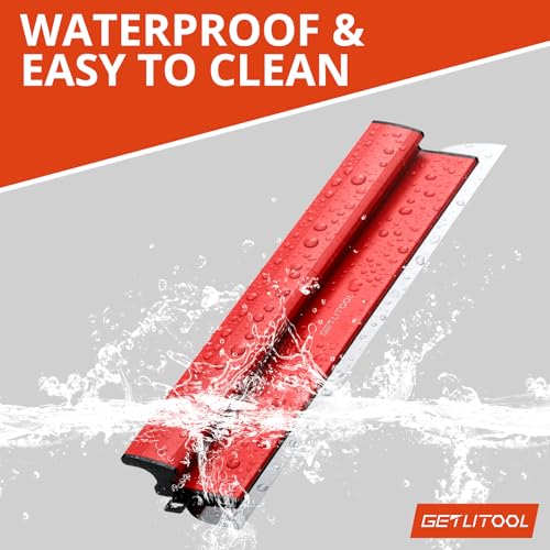 GETLITOOL 5PCS Paint Putty Scraper with Spare Blade, 5.9" to 31.5", Heavy-Dury Wall Smoothing Tool with Extension Pole & 201 Stainless Steel Blade for Drywall Repair, Joint Filling, Surface Finishing