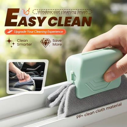 Magic Window Track Cleaner, Window Groove Cleaning Brush Tools Set, Cleaner Brushes for Window lides Gaps Tile Lines Shutter Slats Car Vents & Narrow Gaps (3PC Mix) - color: 3pc Mix