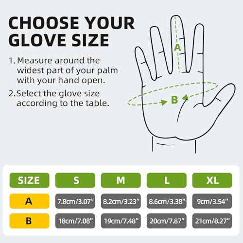 Schwer 6 Pairs Safety Work Gloves with Certified Level 6 Abrasion Resistance, ANSI A2 Cut Resistant Working Gloves with Grip for General Use, Construction, Gardening, Mechanic, 3D-Comfort, LT5636, XL - size: X-Large, style: 6 Pairs