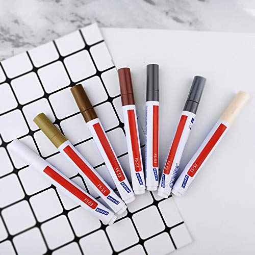 Grout Tile Pen Wood Scratch Covers Grout Restorer Renew Repair Marker for Tile Wall Floor Furniture Repair Painting Grain Pens