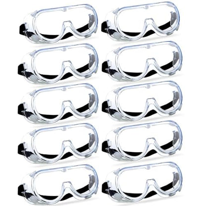 Super More Anti-Fog Protective Safety Goggles Clear Lens Wide-Vision - color: Transparent-10
