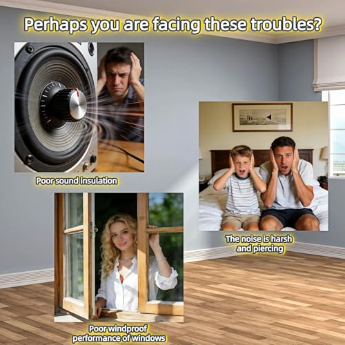 Durable Weather Seal Foam Tape: Strong Adhesive,Noise Reducing & Energy Saving,High-Density CR Foam Material,1/2" x 1/4" x 26 ft for Doors,Windows,AC - Easy Peel & Stick Seal Strip - size: 1/2 In x 1/4 In x 26Ft