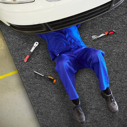 60 X 72 Inch Garage Floor Mat Under Car,Oil Spill Mat,Premium Maintenance mat,Waterproof Rubber Backing Layer Protects Garage Floor Surface - size: GFM-60x72IN