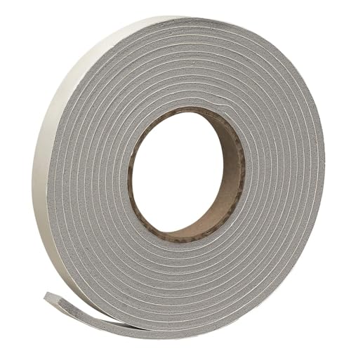 Frost King Vinyl Foam Tape - Closed Cell - Moderate Compression, 1/4" W, 1/8" Thick, 17' L, Grey - V442H - size: 1