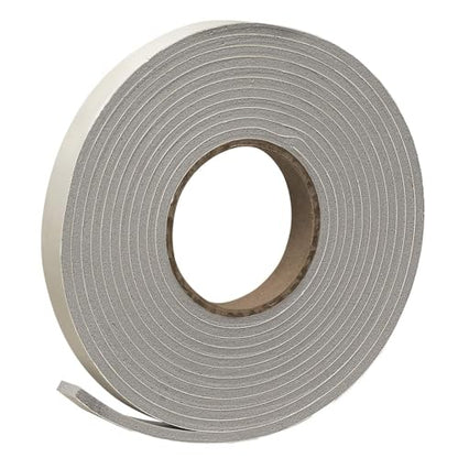 Frost King Vinyl Foam Tape - Closed Cell - Moderate Compression, 1/4" W, 1/8" Thick, 17' L, Grey - V442H - size: 1