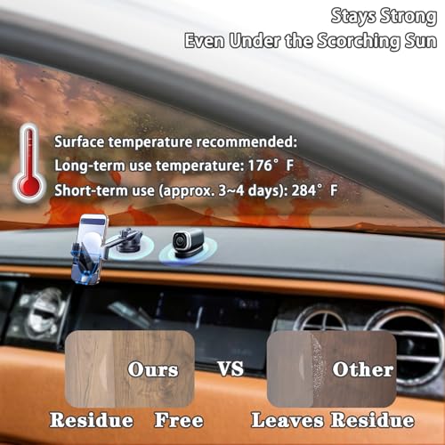 Double Sided Adhesive Pads – Clear Mounting Tape for Car Phone Mounts,Double Sided Adhesive Sticky Dots, Dash Cam Base, Strong Hold - size: 1.18in