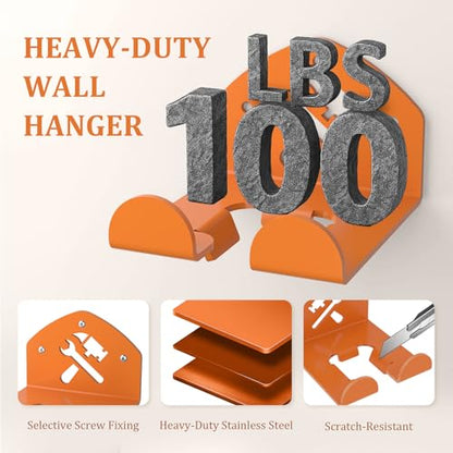 FLEXI RODS Garage Organization Storage Trimmer Rack Garden Power Tool Hanger for Grass Trimmer, Hedge Trimmer, Heavy Duty Weed Wacker Hook Tool Organizer, 1 Pack - size: Tool Organizer - 1 Bracket