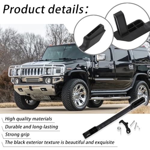 XTPTFABS 15135441 Rear Tailgate Handle Repair Kit Compatible withHummer H2 SUV 2003 2004 2005 2006 2007 2008 2009(Black Rear Liftgate Latch Handle Repair Kit)