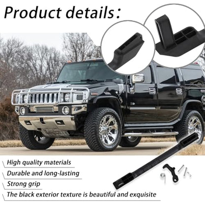 XTPTFABS 15135441 Rear Tailgate Handle Repair Kit Compatible withHummer H2 SUV 2003 2004 2005 2006 2007 2008 2009(Black Rear Liftgate Latch Handle Repair Kit)